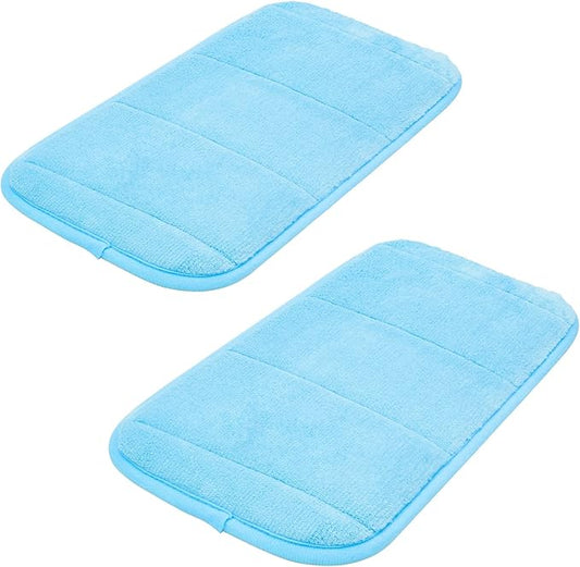 2 Sets Upgraded Computer Wrist Elbow Pad, Flexible Memory Foam Arm Wrist Rest Pillow, Soft Wrist Support Mat for Keyboard Desktop Office Gaming - Alleviate Elbow Pain (7.8 x 15.7 inch)