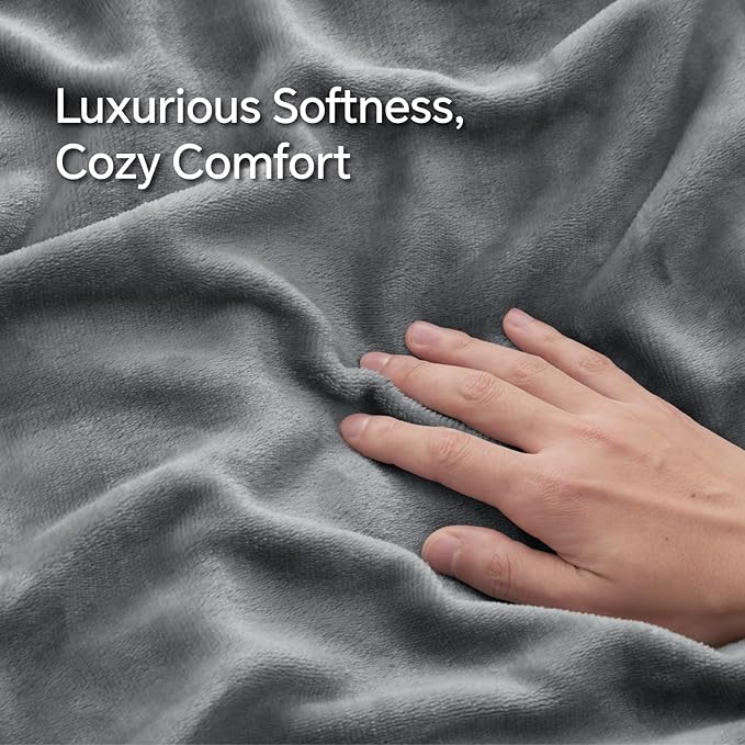 BEDELITE Velvet Pillow Covers 26x26 with Zipper, 2 Pack Super Soft Square Pillow Covers for Bedroom, Sofa, Couch,Luxury Cozy Fleece Pillowcases for All Seasons(26x26 Inches, Grey)