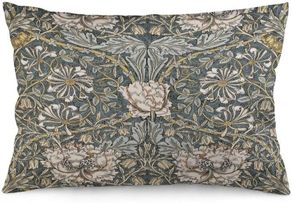 Pimpernel William Morris Throw Pillow Covers 12x20 Inch Aesthetic Pillow Velvet Decorative Pillowcase Home Decor Living Room Cushion Case for Bed Sofa Couch