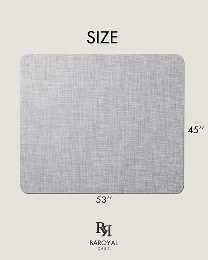 Office Chair Mat for Hardwood Floor Under Desk Computer Rolling Chair Mat for Wood/Tile Floor Non-Slip Heavy Duty Desk Rug PVC Plastic Hard Floor Protector 45"x 53" (Mist)
