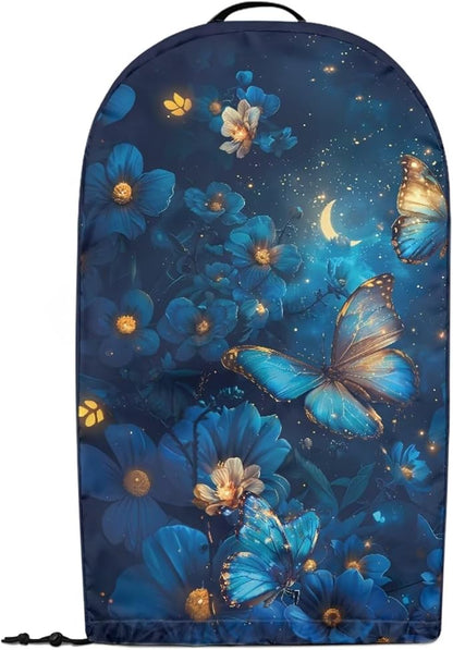 Blue Butterfly Blender Covers for Kitchen Food Processor Cover with Durable Handle, Dust Covers for Kitchen Appliances Stand Mixer or Coffee Maker Appliance Cover