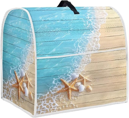 Starfish Kitchen Mixer Cover Compatible with 4.5-5 Quart, Novelty Decorations for Home Kitchen Appliance Dustproof Cover Universal for Air Fryers, Coffee Makers Gift for Holiday