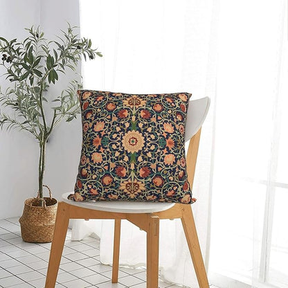 William Morris Vintage Floral 18x18 inches Throw Pillow Covers Cushion Covers for Couch Home Bed Living Room Decorative Pillow Cases