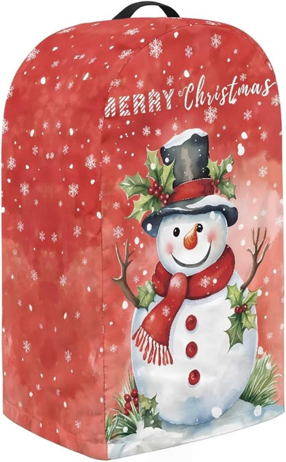 Merry Christmas Blender Dust Cover Stand Mixer or Coffee Maker Appliance Covers, Anti Fingerprint Polyester Dust Proof Stain Resistant Blender Cover for Home Kitchen