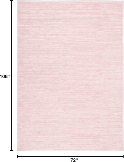 SAFAVIEH Area Rug 6x9 - Vision Collection - Pink, Modern Ombre Design, Non-Shedding & Easy to Clean, Ideal for Living Room, Bedroom, Dining Space (VSN606U)