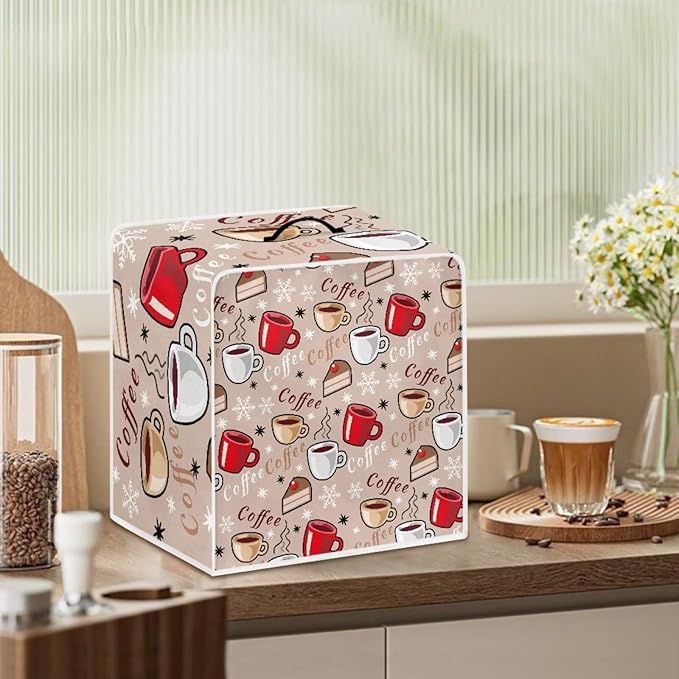 Coffee Maker Cover - Dust Protector Washable - Small Kitchen Appliance Mixer Machine Covers