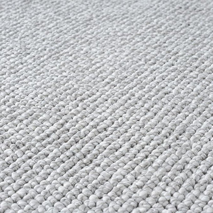 LUXE WEAVERS Solid Machine Woven Gray 6x9 Area Rug, Indoor Stain-Resistant Carpet