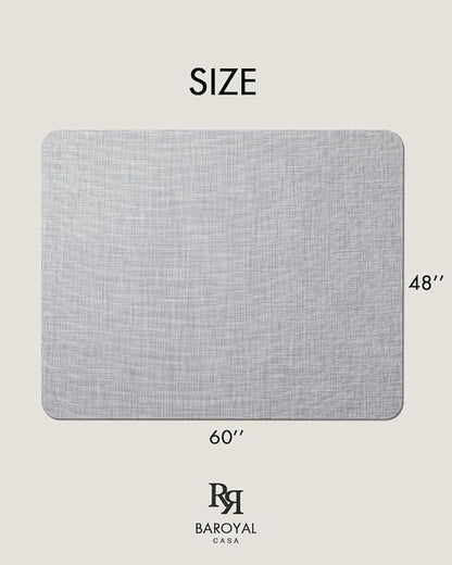 Office Chair Mat for Hardwood Floor Under Desk Computer Rolling Chair Mat for Wood/Tile Floor Non-Slip Heavy Duty Desk Rug PVC Plastic Hard Floor Protector 48" x 60" (Mist)