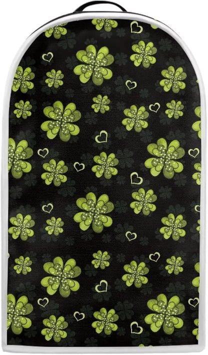 Talayituse Shamrock Heart Print Blender Dust Cover, Fingerprint Protection Cover for Stand Mixer or Coffee Machine, Home Kitchen Appliance Covers for Stain Dust Resistant Supplies Decor