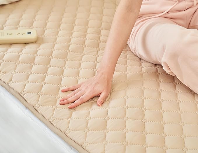 99% EMF Blocking Heated Mattress Pad Twin/Single Size. 8 Heat Settings with Auto Shut Off. by Shield Life TheraMat Lite.