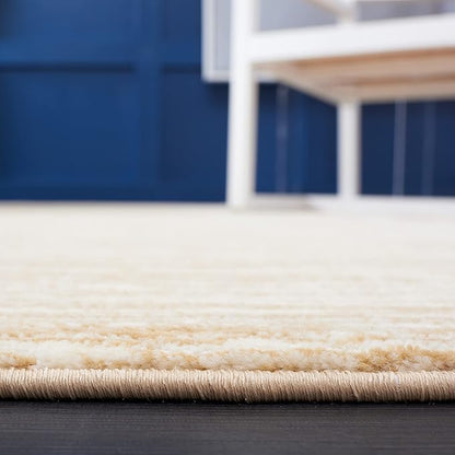 SAFAVIEH Vision Collection Runner Rug - 2'2" x 8', Beige, Modern Ombre Design, Non-Shedding & Easy to Clean, Ideal for Entryway, Foyer, Bedroom, Hallway (VSN606H)