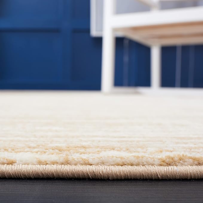 SAFAVIEH Area Rug 8x10 - Vision Collection - Large - Beige, Modern Ombre Design, Non-Shedding & Easy to Clean, Ideal for Living Room, Bedroom, Dining Space (VSN606H)