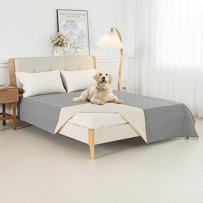 BOCTOPUG Dog Bed Cover for Pets - Blankets Rug Pads for Couch Protection Waterproof Bed Covers Dog Blanket Furniture Protector Reusable Changing Pad