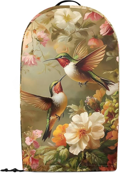 Blender Dust Cover for Kitchen Small Appliance Decor, Vintage Flower Hummingbird Anti Fingerprint Oil-proof Dust Protection Stand Mixer Juicer Soy Milk Machine Covers