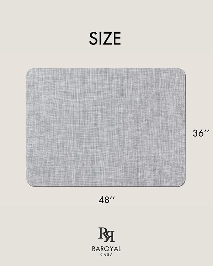 Office Chair Mat for Hardwood Floor Under Desk Computer Rolling Chair Mat for Wood/Tile Floor Non-Slip Heavy Duty Desk Rug PVC Plastic Hard Floor Protector 36" x 48" (Mist)