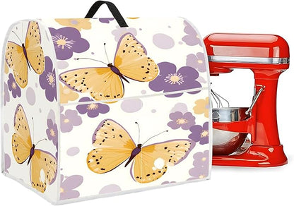 Mixer Dust Cover for 6-8 Qt Stand Mixer, Cloth Cover with 2 Storage Pockets for Stand Mixer Protective Covers Large for 6-8 Quart Mixer