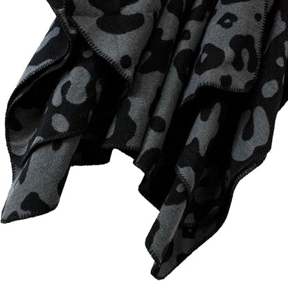 Women's Vintage Pattern Open Front Poncho Cape Shawl Winter Shawl Wraps
