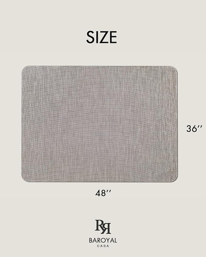 Office Chair Mat for Hardwood Floor Under Desk Computer Rolling Chair Mat for Wood/Tile Floor Non-Slip Heavy Duty Desk Rug PVC Plastic Hard Floor Protector 36" x 48" (Soapstone)