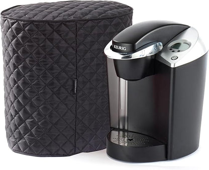 Covermates Keepsakes - Coffee Maker Cover - Dust Protection - Stain Resistant - Washable - Appliance Cover, Black