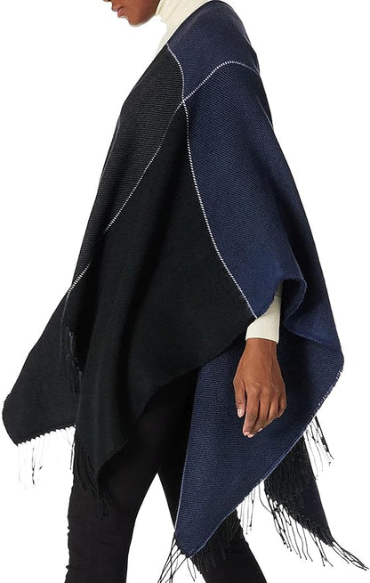 Breezy Lane Women's Shawl Wraps Warm Poncho Ruana Wrap Cardigan
