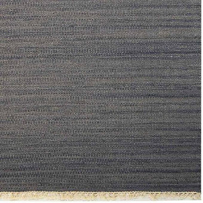 Rugsotic Carpets Hand Woven Flat Weave Kilim Wool ECO-Friendly Area Rugs - 2'6''x12', Runner Shape, Silver Color, Solid Plain Design, Low Pile Handmade Rugs for Living Room, Bed Room (D00111)