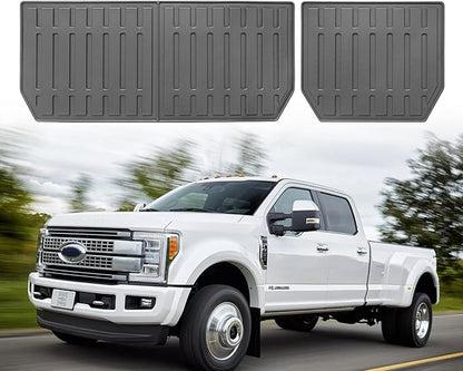 Custom for 2012-2016 Ford F-250 Crew Cab Rear Seat Backrest Mats All Weather TPE Protection Mat Accessories (for 2012-2016 Ford F-250 Crew Cab)