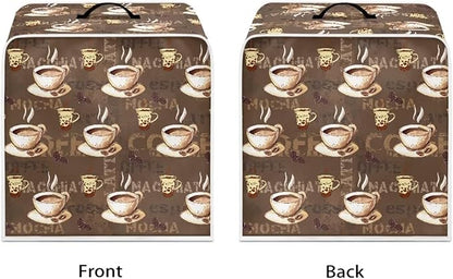 Coffee Maker Cover Dust Cover Washable Dustproof Kitchen Appliance Covers with Top Handle