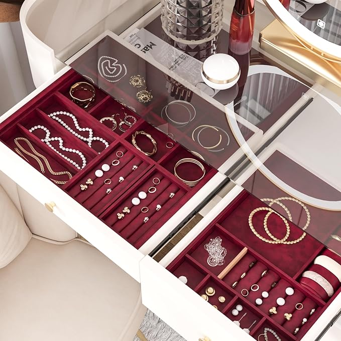 Red Velvet Drawer Liner 15.7"x118" Self Adhesive Burgundy Velvet Fabric Wallpaper Peel and Stick Soft Felt Liner for Jewelry Box Dresser Red Flocking Contact Paper for Cabinets Drawer Crafts