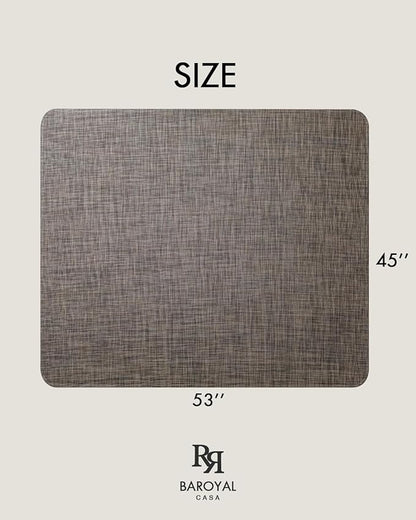 Office Chair Mat for Hardwood Floor Under Desk Computer Rolling Chair Mat for Wood/Tile Floor Non-Slip Heavy Duty Desk Rug PVC Plastic Hard Floor Protector 45"x 53" (Dark Walnut)