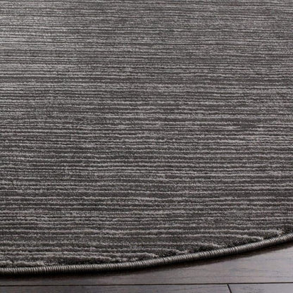 SAFAVIEH Vision Collection Area Rug - 9' Round, Grey, Modern Ombre Design, Non-Shedding & Easy to Clean, Ideal for Living Room, Bedroom, Dining Space (VSN606D)