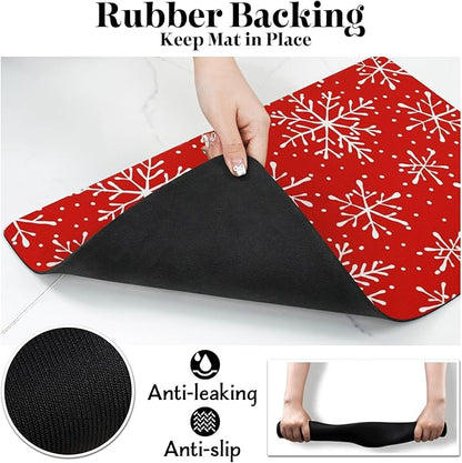 Dog Food Mats for Floors, Absorbent Dog Bowl Mat for Food and Water Dispenser Mat, Quick Dry Cat Food Mat Pet Supplies