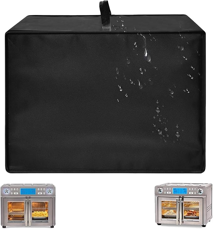 Heavy Duty Air Fryer Oven Cover for Emeril Lagasse Dual Zone 360 25QT French Door, Heat Resistant Dust Proof Protector, Waterproof Appliance Cover Fits 17.73"D x 15.37"W x 13.79"H