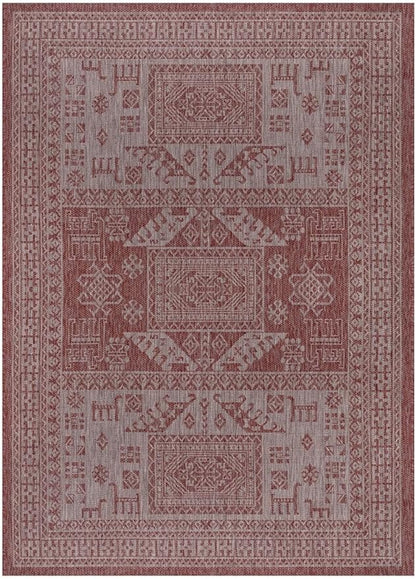 Keen Home Design Terrace Outdoor Area Rug - 8x10 Washable Indoor/Outdoor Rug for Patio, Kitchen, Balcony, Beach, Garden, Deck and Porch, Size: 7'7"x10'