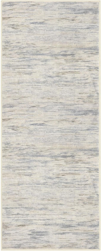 2x5 Modern Abstract Runner Rug for Hallway, Gray Beige Neutral Multi Super Soft Hallways Decor Kitchen Rugs with Non-Slip, Non-Shedding Washable Rug for Entryway Bedroom Laundry Indoor
