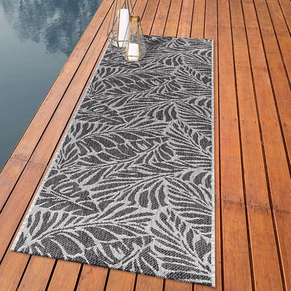 Keen Home Design Terrace Outdoor Runner Rug - 2x10 Washable Indoor/Outdoor Rug for Patio, Kitchen, Balcony, Beach, Garden, Deck and Porch, Size: 2'2"x9'11"