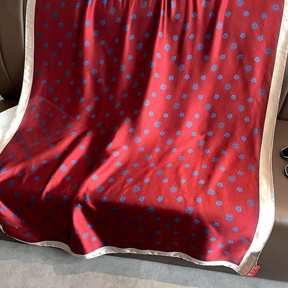 Fashion Scarves Scarf 100% Silk Feeling Scarf Silk Like Scarves Long Lightweight Sunscreen Shawls for Women