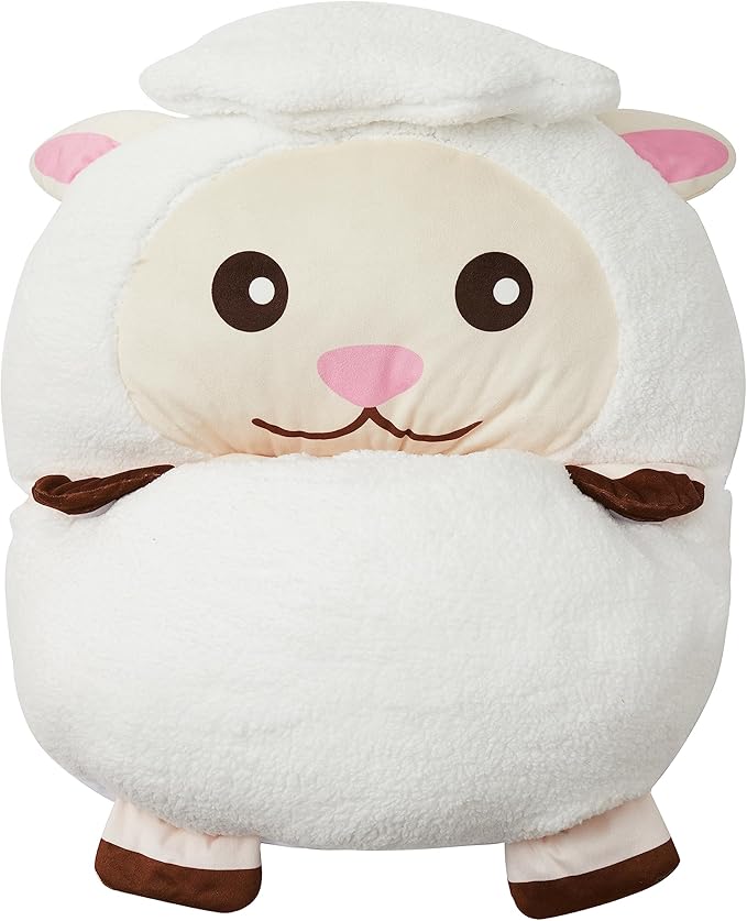 Kid's Nap Buddies Character Preschool Nap Mat, Toddler Sleeping Bag with Pillow for Daycare, Ages 3+