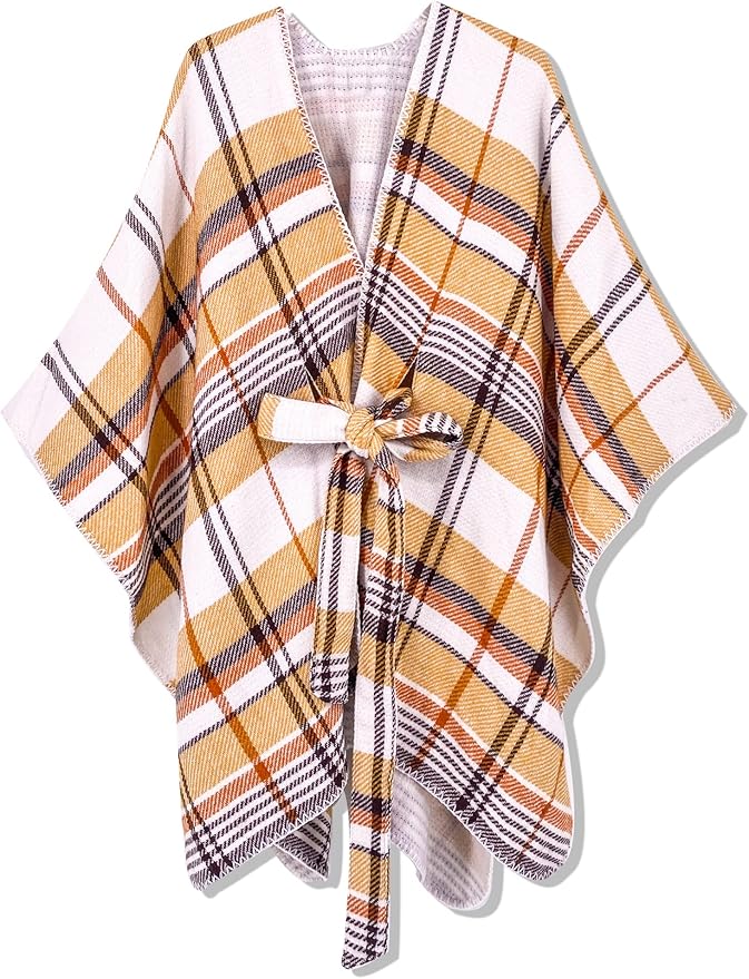 Breezy Lane Women's Shawl Wraps Warm Poncho Ruana Wrap Cardigan