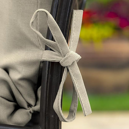 Arden Foam Outdoor Dining Chair Cushion, 20 x 20, Made with ProFoam, Rain-Proof, Fade Resistant, Tan Leala
