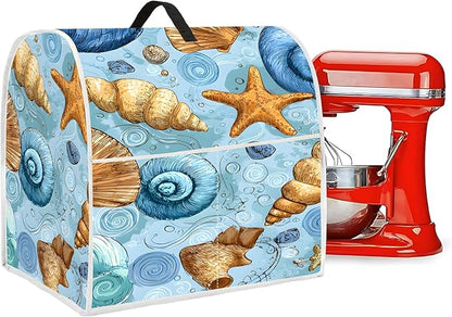 Mixer Dust Cover for 6-8 Qt Stand Mixer, Cloth Cover with 2 Storage Pockets for Stand Mixer Protective Covers Large for 6-8 Quart Mixer