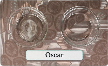 Drymate Personalized Pet Bowl Placemat, Custom Dog & Cat Food Feeding Mat - Absorbent Fabric, Waterproof Backing - Machine Washable/Durable (USA Made) (12" x 20") (Abstract Lines Grey)