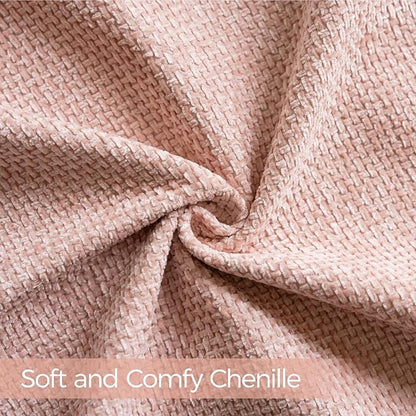 a moment Pink Spring Chenille Throw Pillow Covers 12x20 Inch Pack of 2 Modern Decorative Throw Pillow Covers Farmhouse Cross Covers Modern Home Decor for Sofa Bedroom Living Room