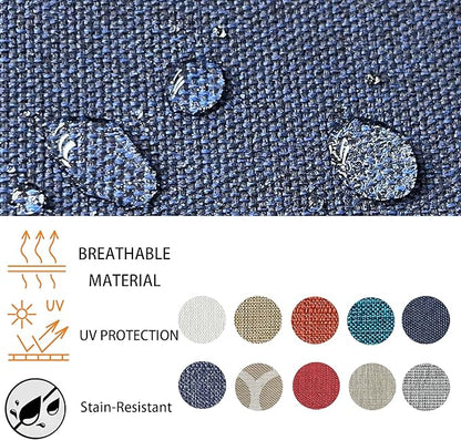 Goodgoods Outdoor Deep Seat Cushions Set 24x28 inch Outdoor Deep Seat Cushions Set:Resilient Foam Filling,All Weather Resistant Patio Cushions Patio Furniture,Midnight 2 Sets