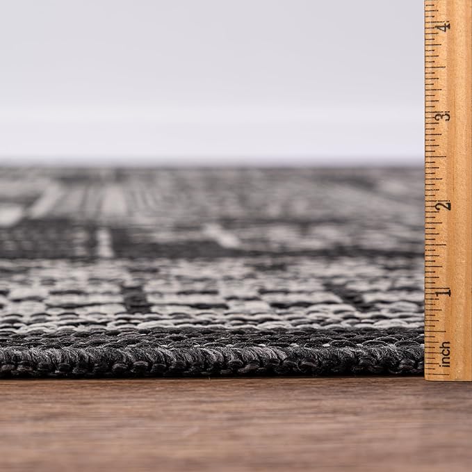 Keen Home Design Terrace Outdoor Runner Rug - 2x6 Washable Indoor/Outdoor Rug for Patio, Kitchen, Balcony, Beach, Garden, Deck and Porch, Size: 2'2"x5'7"