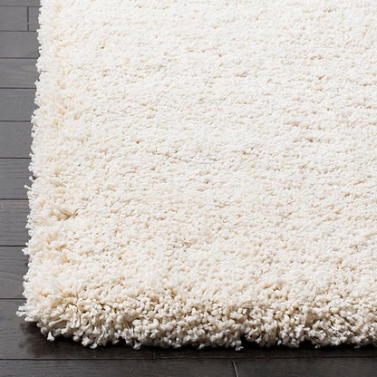 SAFAVIEH Milan Shag Collection Accent Rug - 2' x 3', Ivory, Non-Shedding & Easy Care, 2-inch Thick, Ideal for The Living Room, Dining Room, Bedroom (SG180-1212-2)
