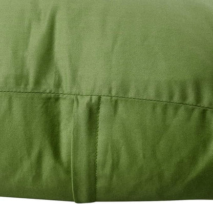 Thmyo 4-Pack 100% Cotton Comfortable Solid Decorative Throw Pillow Case Square Cushion Cover Pillowcase Sublimation Blank Pillow Covers DIY Throw Pillowcase(16x16 inch/ 40x40cm,Olive Green)