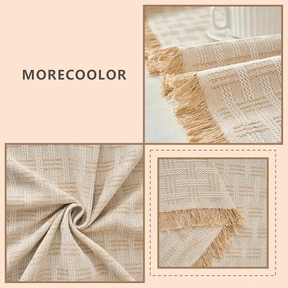 Coffee Couch Cover Blanket Cute Geometrical Jacquard Washable Sofa Cover for Extra Large Furniture for 3 Cushion Sofa L Shaped Sectional Couch Blanket 71"x 118"