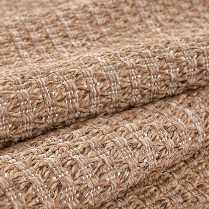 Easy Jute Runner Rug 2x7 Indoor Outdoor Natural Rugs Solid Fiber Rug Woven Area Rug Boho Easy Clean Inside Carpet for Living Room Bedroom Dining Room Hallway or Outdoor Patio Porch (2 X 7 Natural)