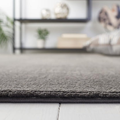 SAFAVIEH Revive Collection Accent Rug - 2'7" x 5', Charcoal, Solid Design, Non-Shedding & Easy Care, Ideal for High Traffic Areas in Entryway, Living Room, Bedroom (REV102H)
