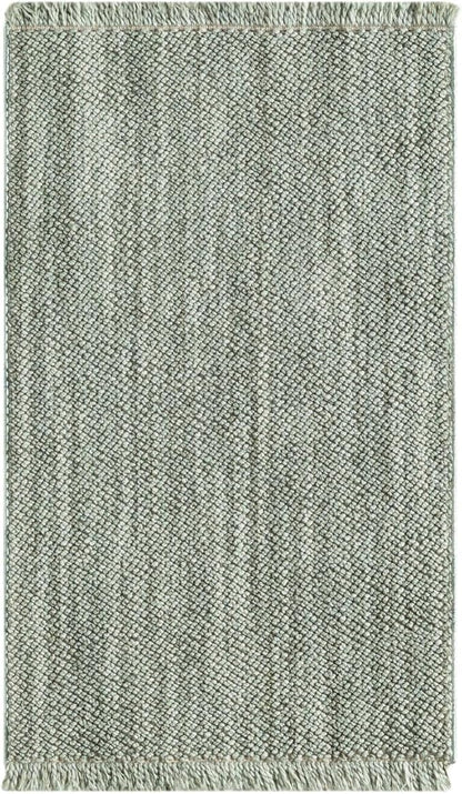 LUXE WEAVERS Solid Machine Woven Green 2x3 Area Rug, Indoor Stain-Resistant Carpet